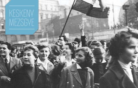 felvonuló nők 1956-ban