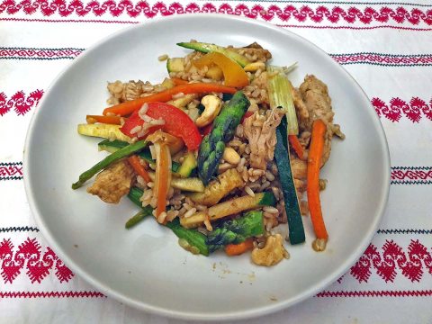 Wok-tál, Szám Kati receptje