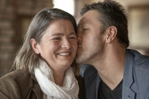 Gergely Kiss and his wife