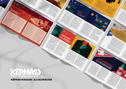 A díjnyertes Képmás illusztrációk