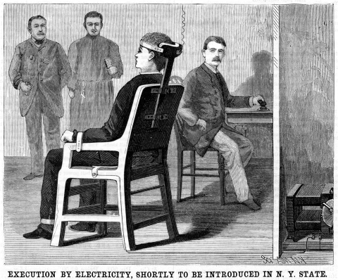 Villamosszék - illusztráció a Scientific Americanban, 2888 - Kép: Wikipédia