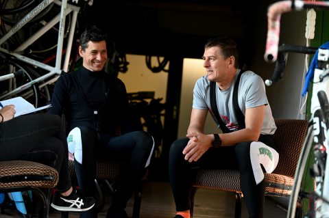 Ocelka Róbert és Nagy Gergely, a látássérült kerékpáros és a pilótája