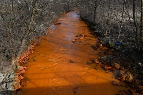 The water of the Sajó