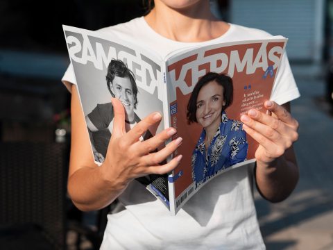 Sterczer Hilda a szeptemberi Képmásban