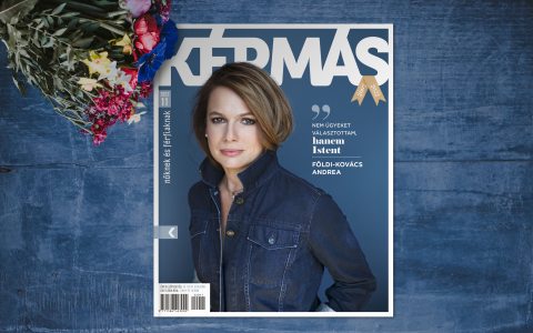 Földi-Kovács Andrea a novemberi Képmás címlapján