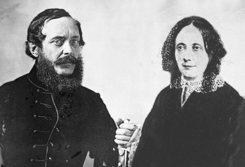 Kossuth Lajos és felesége