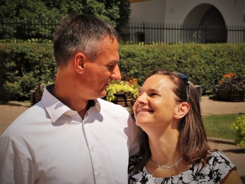Dabóczi Kálmán és felesége