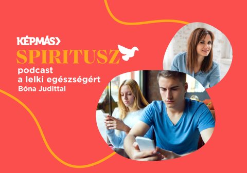 Spiritusz podcast online társkeresés tmájú adásának kreatívja