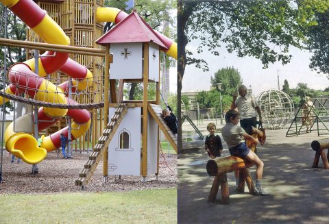 a Tarzan Park és egy régi játszótér