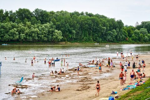 Beach near Csongrád