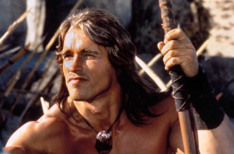 Arnold Schwarzenegger a Conan, a barbár filmben
