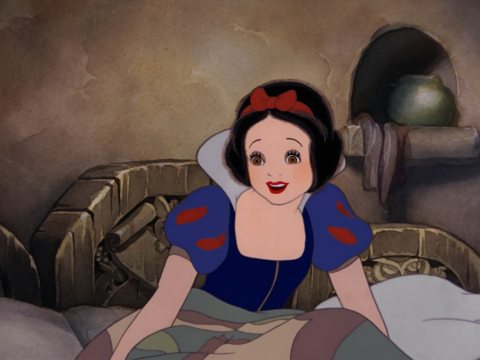 Jelenet a Disney rendezte Hófehérke és a hét törpe meséből
