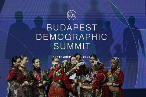 A Magyar Nemzeti Táncegyüttes műsora az V. Budapesti Demográfiai Csúcs első napján