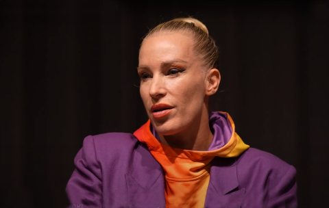 Pásztor Anna a Varázsceruza program sajtótájékoztatóján