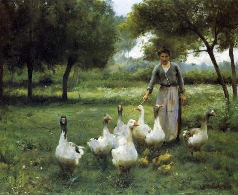 libás festmény