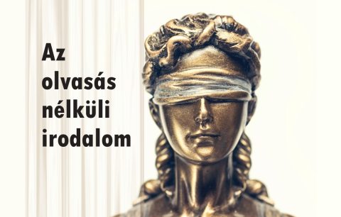 Az olvasás nélküli irodalom könyv borítójának részlete