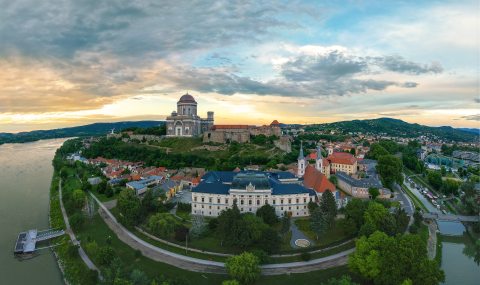 Esztergom panorámafotón