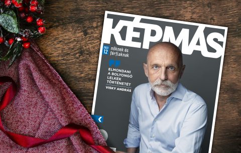 Visky András a decemberi Képmás magazin címlapján 