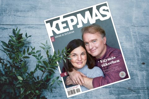 Lackfi János és Bárdos Júlia a Képmás címlapján