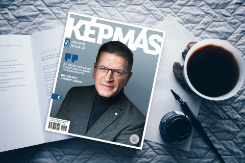 A Bethesda főigazgatója, Velkey György Képmás magazin címlapján 
