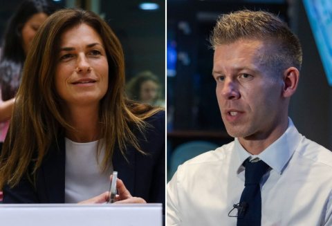 Varga Judit és Magyar Péter