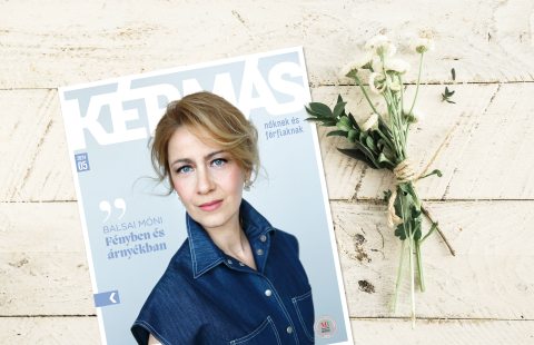 Balsai Móni a Képmás magazin címlapján