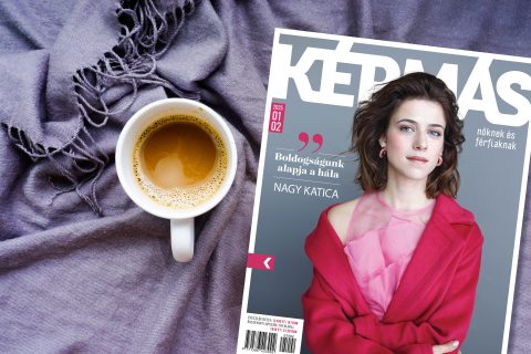 Nagy Katica a Képmás magazin címlapján