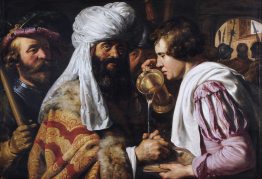 Pilátus kezeit mossa Jan Lievens festményén