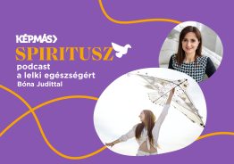 Spiritusz podcast Bennünk élő gyermek témájú adásának kreatív képe