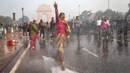 India tüntetés