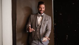 Berki Krisztián tornász Képmás interjú előtt címlapfotózáson