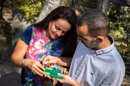 alkoholizmusból gyógyuló Ficsor Beáta és férje