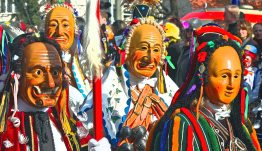 farsang idején felvonulás