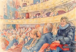 kerekesszékkel a színházban